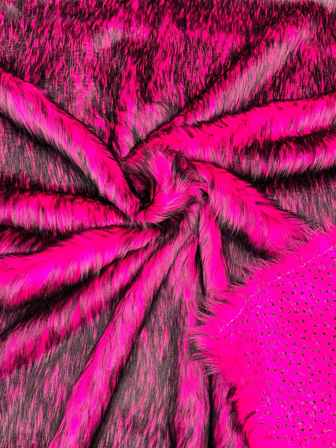Pink Faux Fur Husky main image 1
