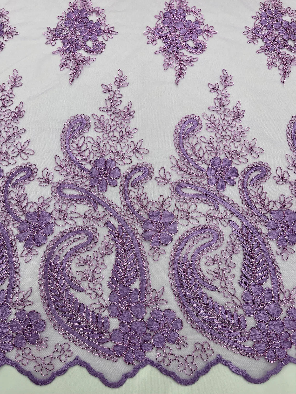LILAC CO-ORD WITH TASSLE & LACE DETAILING main image 1