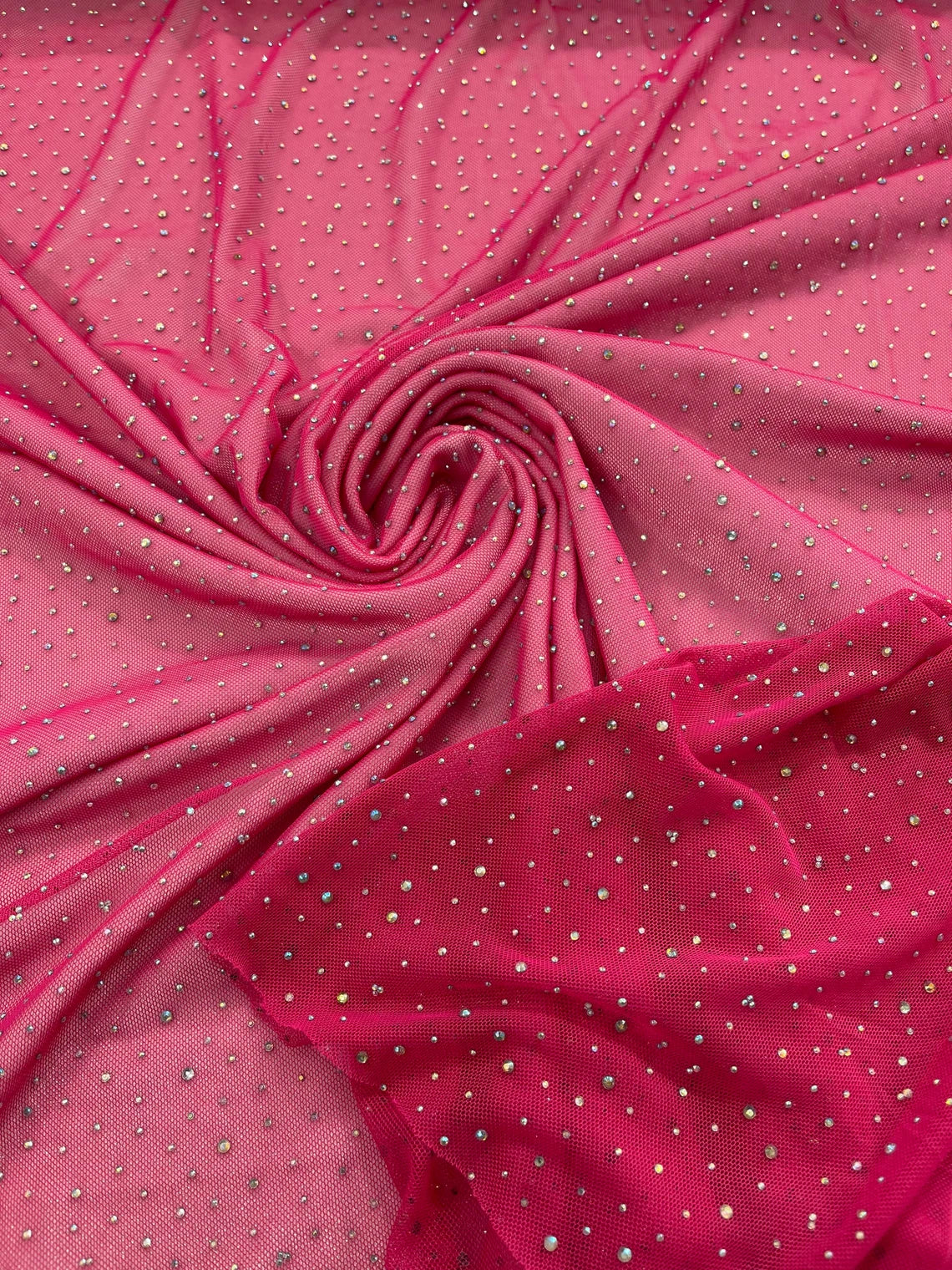 Fuchsia Bloom Mesh Coord Set