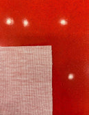 Metallic Glitter Vinyl Fabric - Red - Faux Leather Sparkle Glitter Fabric - 54" Sold By The Yard