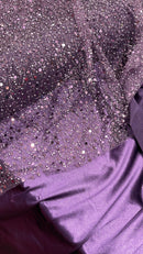 Lycra Spandex Shiny Fabric - Plum - 80% Polyester 20% Spandex Sold By The Yard (Pick a Size)