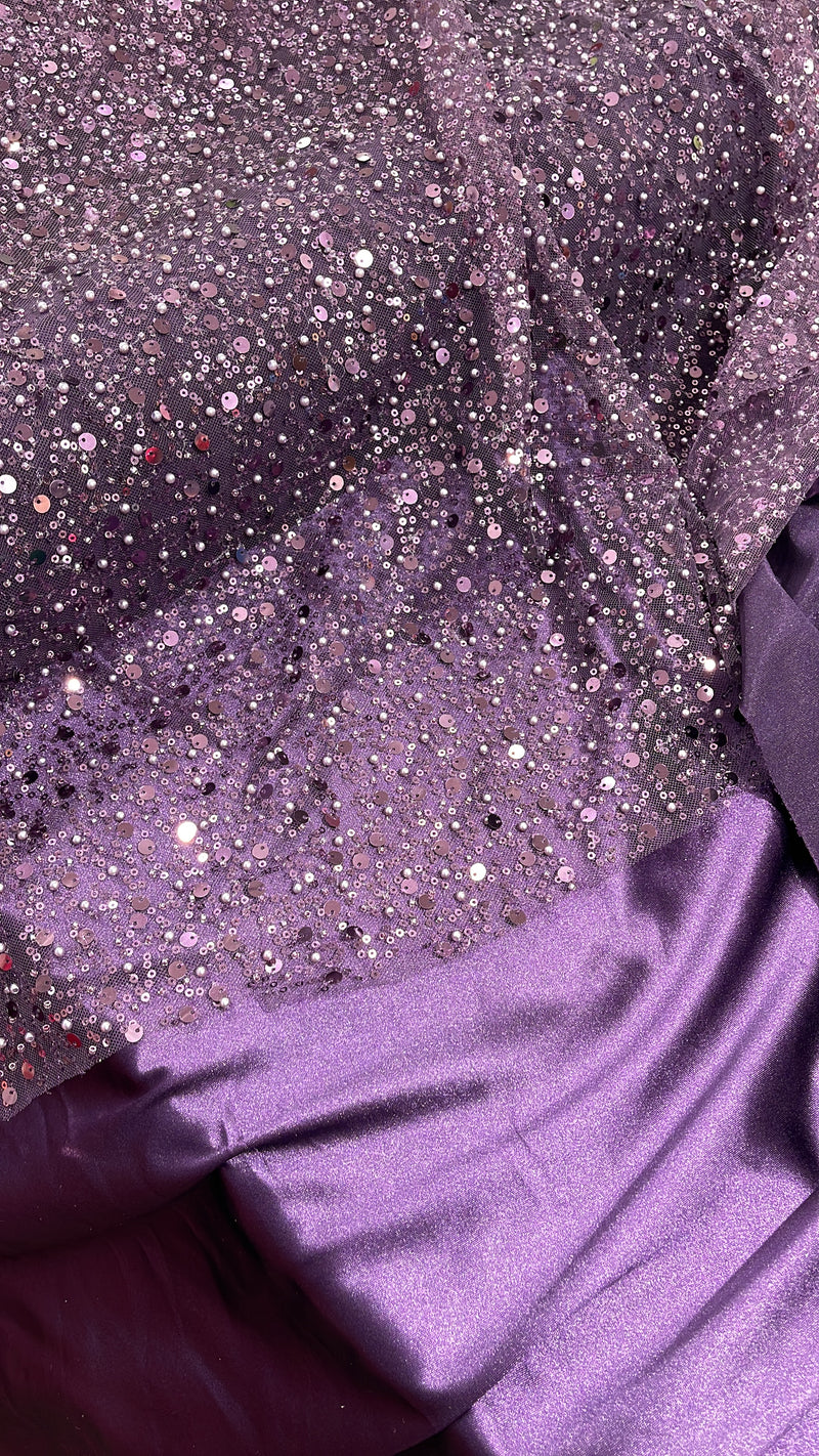 Lycra Spandex Shiny Fabric - Plum - 80% Polyester 20% Spandex Sold By The Yard (Pick a Size)