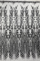 Glitter Fabric on a Mesh By The Yard, Glitters Damask Fashion Design, Sparkle Glitter Prom-Dress