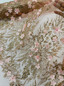 Glitter Floral Mesh, Glitter 3D Flower Sequin Fabric, Wedding Dresses & Quinseñera
