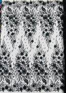 Glitter Floral Mesh, Glitter 3D Flower Sequin Fabric, Wedding Dresses & Quinseñera