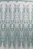 Glitter Fabric on a Mesh By The Yard, Glitters Damask Fashion Design, Sparkle Glitter Prom-Dress