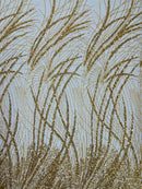 Gold Fashion Design - Beaded Fabric Embroidered Sequins And Beads Fabric By Yard