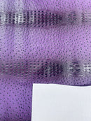 Purple Ostrich Gator Embossed Vinyl Fabric By The Yard, Crocodile Ostrich Vinyl Leather Upholstery
