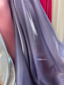 Water Shine Ultra Glossy Shimmer Bridal Chiffon By Yard, Liquid Crystal Chiffon Fabric, Liquid Bridal Chiffon