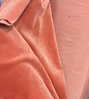 Peach Stretch Velvet Fabric - 60'' Stretch Velvet Fabric for Sewing, Apparel, Craft {Choose Qty}