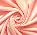 Peach Stretch Velvet Fabric - 60'' Stretch Velvet Fabric for Sewing, Apparel, Craft {Choose Qty}