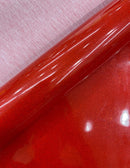 Metallic Glitter Vinyl Fabric - Red - Faux Leather Sparkle Glitter Fabric - 54" Sold By The Yard