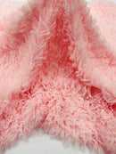 Pink Tulle Ruffle Fabric, 60" Wide Waves - Prom Dress Wedding & Decoration (Copy)