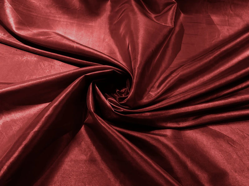 Solid Taffeta Fabric - Apple Red - 58" Taffeta Fabric for Crafts, Dresses, Costumes Sold by Yard