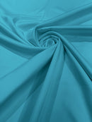 Matte L'Amour Satin - Aqua  - (Peau de Soie) Duchess Fabric For Bridal, Bridesmaid Dress By Yard