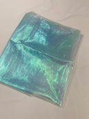 Pearl Iridescent Sheer Organza - Aqua - 58" Organza Fabric for Fashion, Crafts, Decor By Yard