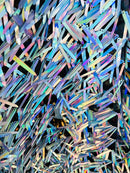 Sword Sequins Fabric - Shiny Sword Shape Sequins Fabric Sold By Yard (Pick Color)