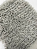 Silver Tulle Ruffle Fabric, 60" Wide Waves - Prom Dress Wedding & Decoration