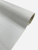 White Ostrich Faux Leather Upholstery By The Yard, Ostrich Embossed Vinyl Leather 54" Wide
