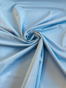 Shiny Latex Stretch Vinyl - Baby Blue - 4 Way Stretch Milliskin Vinyl Spandex Latex Fabric by Yard