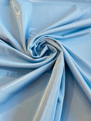 Shiny Latex Stretch Vinyl - Baby Blue - 4 Way Stretch Milliskin Vinyl Spandex Latex Fabric by Yard