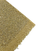 Fish Net Sequins Fabric - Beige - Cast Net Design Sequins Embroidery Lace Fabric By Yard