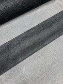 Glitter Lace Mesh Fabric - Black - Shimmer Glitter Dot Design on Mesh Lace By Yard