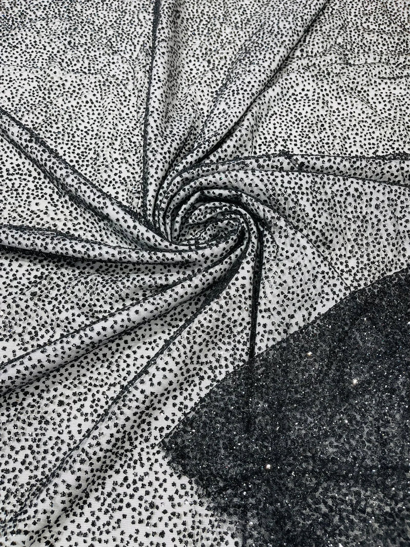 Sparkle best sale mesh fabric