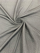 Shimmer Rhinestone Glitter Fabric - Black - Shimmer Stretch Glitter Fabric with Rhinestones Sold By Yard