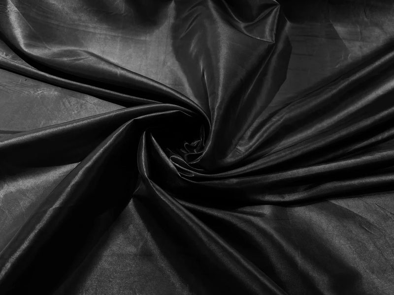 Solid Taffeta Fabric - Black - 58" Taffeta Fabric for Crafts, Dresses, Costumes Sold by Yard
