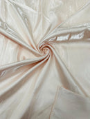 60" Crystal Liquid Satin Fabric - Water Shine Ultra Glossy Shimmer Reflective Bridal Satin Fabric By Yard