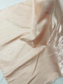 60" Crystal Liquid Satin Fabric - Water Shine Ultra Glossy Shimmer Reflective Bridal Satin Fabric By Yard