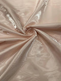 60" Crystal Liquid Satin Fabric - Water Shine Ultra Glossy Shimmer Reflective Bridal Satin Fabric By Yard