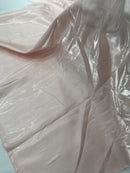 60" Crystal Liquid Satin Fabric - Water Shine Ultra Glossy Shimmer Reflective Bridal Satin Fabric By Yard