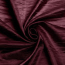 Crushed Taffeta Fabric - Burgundy - 54" Wide Crushed Taffeta Creased Fabric Sold by Yard