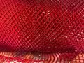 Fishnet Rhinestones Fabric - Spandex Fabric Fish Net with Crystal Stones by Yard