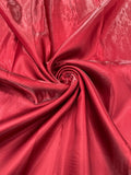 60" Crystal Liquid Satin Fabric - Water Shine Ultra Glossy Shimmer Reflective Bridal Satin Fabric By Yard