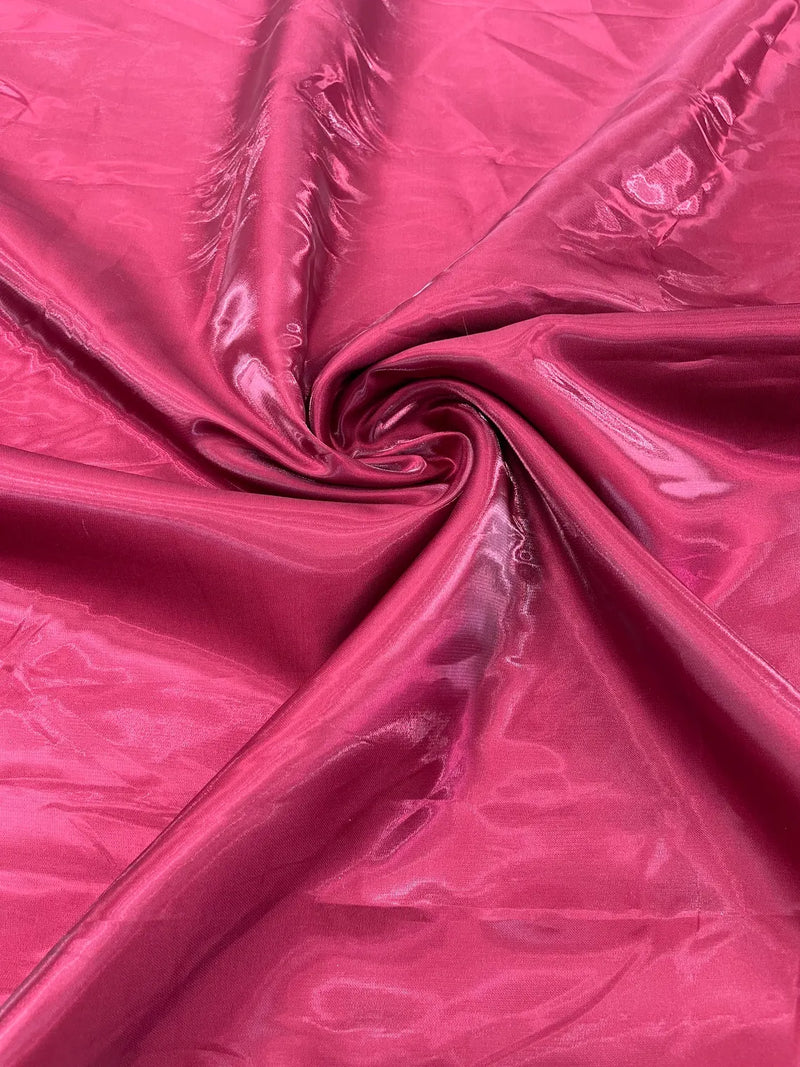 60" Crystal Liquid Satin Fabric - Water Shine Ultra Glossy Shimmer Reflective Bridal Satin Fabric By Yard