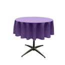 51" Solid Round Tablecloth - Round Table Cover for Event Decor, Party Tables, Available in Different Sizes