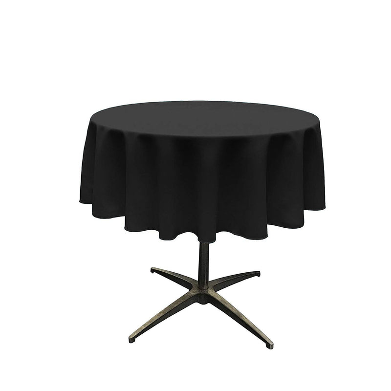 51" Solid Round Tablecloth - Round Table Cover for Event Decor, Party Tables, Available in Different Sizes