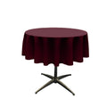 45" Solid Round Tablecloth - Round Table Cover for Event Decor, Party Tables, Available in Different Sizes