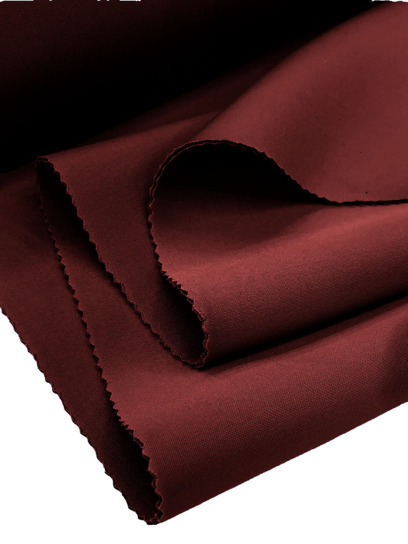 Neoprene Scuba Fabric - Burgundy - 2mm Super Techno Scuba Spandex Fabric Sold by Yard