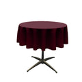 36" Solid Round Tablecloth - Round Table Cover for Event Decor, Party Tables, Available in Different Sizes