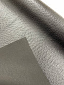 Black Ostrich Faux Leather Upholstery By The Yard, Ostrich Embossed Vinyl Leather 54" Wide