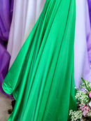 Emeral Green Shiny Milliskin Fabric - 58" Spandex 4 Way Stretch Fabric Sold by The Yard (Pick a Size)