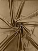 60" Shiny Heavy Satin Fabric - Champagne - Stretch Satin Shiny Heavy Fabric Sold By Yard