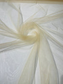 Illusion Mesh Fabric -  Champagne - 60" Illusion Mesh Sheer Fabric Sold By The Yard