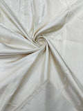 60" Crystal Liquid Satin Fabric - Water Shine Ultra Glossy Shimmer Reflective Bridal Satin Fabric By Yard