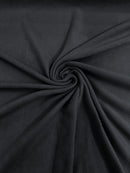 Solid Polar Fleece Fabric - Charcoal - Anti-Pill Soft Polar Fleece 58" Sold by Yard
