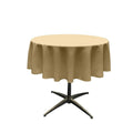 48" Solid Round Tablecloth - Round Table Cover for Event Decor, Party Tables, Available in Different Sizes